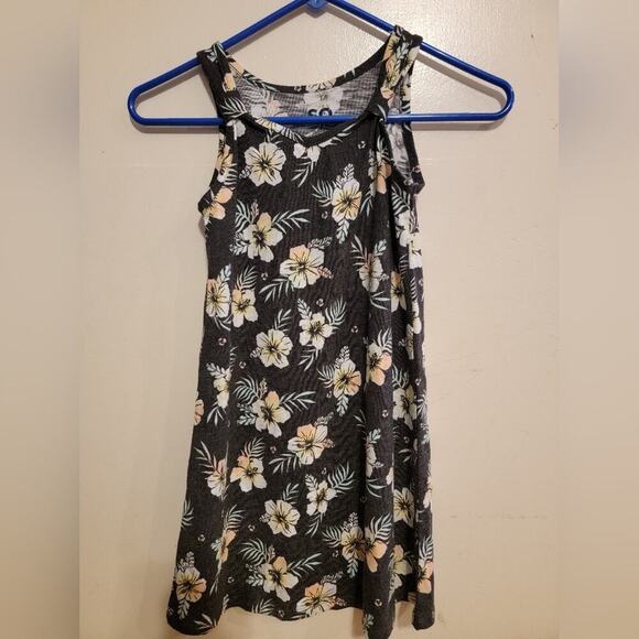Girls So 7 Hibiscus Tank Top Dress - Picture 1 of 5